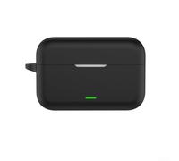 Funda de silicona para Realme Buds T500 Pro - Resistente al desgaste y a los arañazos (negro)