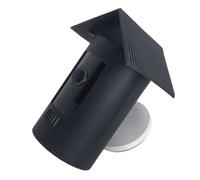 Funda de silicona para Ring Stick-Up Cam Plug-In - Resistente a la intemperie, antiarañazos y resistente al sol, 126 x 85 x 70 mm, color negro