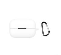 Funda de silicona para Sony LinkBuds Clip WF-LC900, cubierta protectora, piel suave, cobertura completa, accesorio anticaídas, varios colores (blanco)