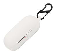 Funda de silicona para Sony WF-C700N, carcasa resistente a los golpes y funda protectora para la piel para Sony WF-C700N con llavero (blanco)