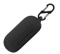 Funda de silicona para Sony WF-C700N, carcasa resistente a los golpes y funda protectora para Sony WF-C700N con llavero (negro)