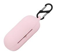 Funda de silicona para Sony WF-C700N, resistente a los golpes, carcasa protectora para Sony WF-C700N con llavero (rosa)
