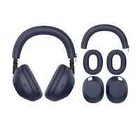 Funda de Silicona para Sony WH-1000XM6, Fundas de Almohadillas para los oídos/cojín Protector de Diadema/Protector de Tazas para los oídos, Accesorios para Auriculares (Juego de 3 Piezas Azul Oscuro)