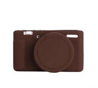 Funda de Silicona para Sony ZV-1, Protección Antigolpes y Arañazos, Ajuste Perfecto, para agarre Mejorado, Varios Colores, 11x6x2cm(brown)