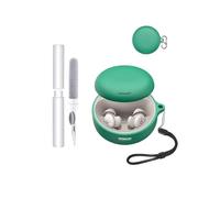 Funda de silicona para Soundcore Sleep A30 by Anker Open-Ear Auriculares - Resistente a golpes, toergy impermeable, suave y duradera, con cordón, llavero y herramienta de limpieza, color verde