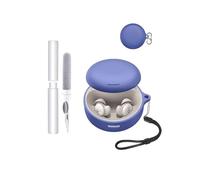 Funda de silicona para Soundcore Sleep A30 by Anker Open-Ear Auriculares - Resistente a golpes, toergy impermeable, suave y duradera, con cordón, llavero y herramienta de limpieza, color azul