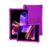 Funda de silicona para tablet Blackview MEGA 2 de 12 pulgadas con cobertura completa, a prueba de golpes, antiarañazos, soporte ajustable y funda de silicona suave, color morado