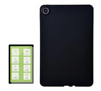 Funda de silicona para tablet + cristal protector 9H para Xiaomi Redmi Pad | Carcasa de TPU, protector de pantalla, protección de cámara, protección de 360 grados, juego de funda protectora