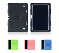 Funda de silicona para tablet de 10,1 pulgadas, funda protectora universal de silicona a prueba de golpes con soporte para tablet Android de 10,1