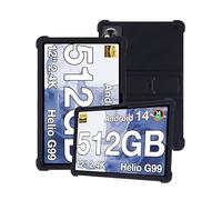 Funda de silicona para tablet DOOGEE T40Pro de 12 pulgadas con cobertura completa, a prueba de golpes, antiarañazos, soporte ajustable y funda de silicona suave, color negro