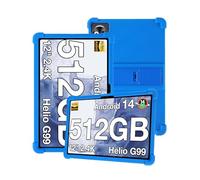 Funda de silicona para tablet DOOGEE T40Pro de 12 pulgadas con cobertura completa, a prueba de golpes, antiarañazos, soporte ajustable y funda de silicona suave, color azul