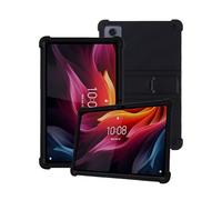 Funda de silicona para tablet Lenovo K11 Plus de 11.5 pulgadas TB352FU con cobertura completa, a prueba de golpes, antiarañazos, soporte ajustable y protección de cámara, color negro
