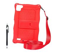 Funda de silicona para tableta Smile 1 de 8 pulgadas con soporte para lápiz y correa Smile1