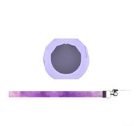 Funda de silicona para Takara-Tomy Punyurunzu Punisutaru, máquina de mascotas virtuales, cubierta protectora antideslizante agarre a prueba de golpes dispositivo de juego (morado)