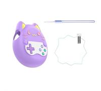 Funda de silicona para Tamagotchi Paradise, a prueba de golpes, antiarañazos, funda protectora antideslizante con cordón y película, accesorios de consola de juegos para mascotas virtuales