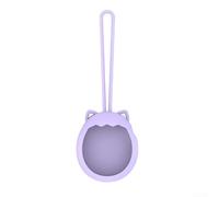 Funda de silicona para Tamagotchi Paradise | Carcasa protectora con protector de pantalla y cordón | Piel a prueba de golpes para juguete electrónico | Funda de goma suave en negro, morado y rosa