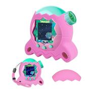 Funda de silicona para Tamagotchi Paradise con tapa, funda protectora de pie para Tamagotchi Paradise accesorios para mascotas con cordón (rosa)