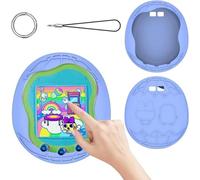 Funda de silicona para Tamagotchi Uni (2023), funda protectora para máquina de juego virtual de mascotas, con cordón para el dedo, carcasa protectora suave para juguete virtual de mascotas (azul)