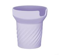 Funda de silicona para taza, protege tu taza de 40 onzas y es fácil de limpiar (morado)