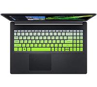 Funda de silicona para teclado Acer Aspire 5 Slim Laptop A515-46 A515-45/45G A515-56/56T/56G A515-55 A515-55T/55G A515-54/54G A515-53/53G/53K A515-515-55-53K 2 A51. 5-45/45G, verde degradado