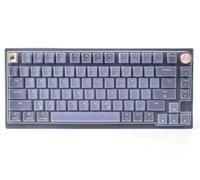 Funda de silicona para teclado compatible con teclado mecánico Corsair K65 Plus inalámbrico 75% RGB intercambiable en caliente (transparente)