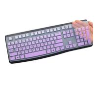 Funda de silicona para teclado Logitech K120 y MK120, teclado ergonómico de escritorio con cable USB, Logitech K120 y MK120, diseño protector de piel de EE. UU. (no compatible con otros modelos),