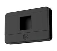 Funda de silicona para tp-link M7350 - Piel suave a prueba de polvo para enrutador WiFi portátil 4G - Protección negra y naranja (negro)