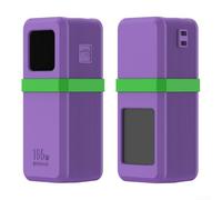 Funda de silicona para UGREEN Nexode Power Bank 20000mAh 165W, funda protectora compatible con viaje con borde elevado para evitar daños en la pantalla y acceso sin restricciones al puerto (morado)