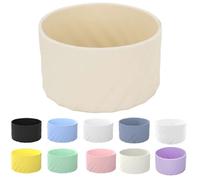 Funda de silicona para vaso Stanley 40 de 30 onzas, cubierta inferior antideslizante, manga inferior de taza de 2.95 pulgadas de diámetro, cubierta protectora inferior de botella de agua para