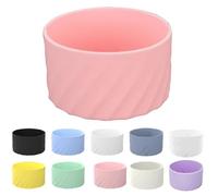 Funda de silicona para vaso Stanley 40 de 30 onzas, cubierta inferior antideslizante, manga inferior de taza de 2.95 pulgadas de diámetro, cubierta protectora inferior de botella de agua para