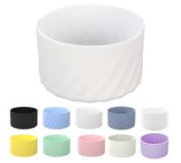 Funda de silicona para vaso Stanley 40 de 30 onzas, cubierta inferior antideslizante, manga inferior de taza de 2.95 pulgadas de diámetro, cubierta protectora inferior de botella de agua para