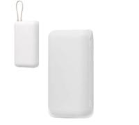 Funda de Silicona para Xiaomi Cable Incorporado Banco de Energía 20000 33W PB2033MI Funda Protectora a Prueba de Polvo a Prueba de Golpes para Banco de Energía