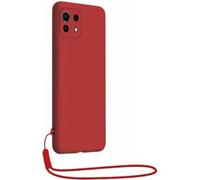 Funda de Silicona para Xiaomi Mi 11 5G con Correa de Muñeca a Juego