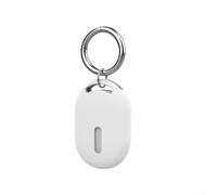 Funda de silicona para Xiaomi Tag diseñada para posicionador 48.3 x 33.6 x 10.15mm Mantiene el factor de forma original con aberturas funcionales (blanco)