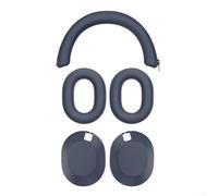 Funda de silicona personalizada a prueba de sudor para auriculares Sony WH1000XM6, fácil de limpiar y reemplazar (blanco)