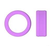 Funda de silicona personalizada para Oura Ring Gen 3/4, proporciona una protección fiable antiarañazos y un aspecto elegante (M 10/11/12/13/14/15 morado)