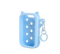 Funda de silicona portátil con gancho para nebulización eléctrica y botellas de nebulización brillante, universal, instalación rápida, funda de silicona resistente al desgarro