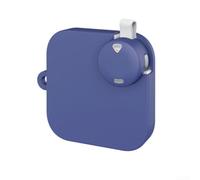 Funda de silicona portátil ligera construida para grabadora de voz Soundcore Work AI compatible con necesidades de grabación de negocios de viajes y sobre la marcha (azul)