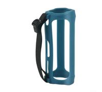 Funda de silicona premium para altavoz JBL Flip5 que proporciona una excelente protección y uso cómodo en exteriores (azul)