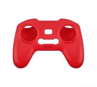 Funda de silicona profesional para DJI FPV y Avata Remote con cordón para un mantenimiento seguro (rojo)