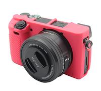 Funda de Silicona Protectora Bolsa para Cámara para Sony Alpha A6100, A6300, A6400, Ilce-6100, Ilce-6300, Ilce-6400 Cámara Digital, Resistente A Arañazos, Carcasa de Silicona Suave