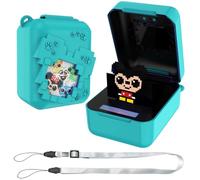 Funda de Silicona Qoosea para Bitzee - Mascota Digital con Cordón - Funda Protectora de Silicona Completa - Blanda - Resistente a Golpes y Agua (Verde)