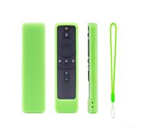 Funda de silicona que absorbe los golpes para mando a distancia de TV Xiaomi XMRX-00600A, diseñada para prolongar la vida útil del dispositivo y reducir el desgaste (verde oscuro)