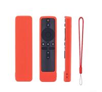 Funda de silicona que absorbe los golpes para mando a distancia de TV Xiaomi XMRX-00600A, diseñada para prolongar la vida útil del dispositivo y reducir el desgaste (rojo)