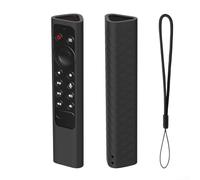 Funda de silicona que no interfiere para TV Pro Remote que ofrece protección sin comprometer la facilidad de uso (negro)