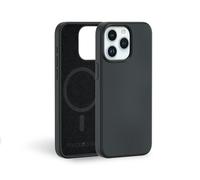 Funda de silicona reforzada MagSafe para IP15 Pro negro