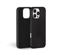 Funda de silicona reforzada MagSafe para IP16 PM negro