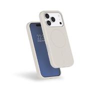 Funda de silicona reforzada MagSafe para IP17 Pro blanco