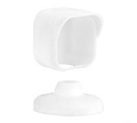 Funda de silicona resistente a la intemperie para Blink para mini 2K+ último modelo, ajuste antideslizante con ala extendida, protección completa de la cámara, negro o blanco (blanco)