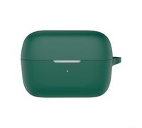 Funda de silicona resistente a los arañazos para Anker para Soundcore C50i con mosquetón para una fijación segura y diseño minimalista (verde)